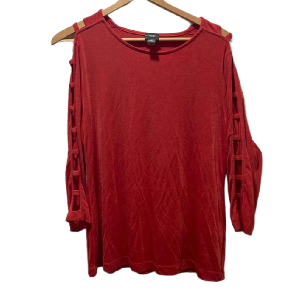 Travelers by Chico's womens top size 2 GUC